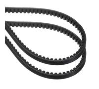 QUARKZMAN 2 Piezas BX116 Correa En V EPDM Borde Crudo Dentada Correa Industrial De Goma En V 0.67" Ancho X 116" Circunferencia Interna