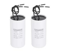 QUARKZMAN 2 Piezas CBB60 Condensador 35uF 450V Condensador De Arranque Redondo Para Bomba De Agua Motor Eléctrico AC Compresor HVAC Generador De Aire.