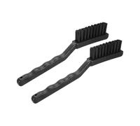 QUARKZMAN 2 Piezas Cepillo Antiestático 18x58mm Portátil Mango PP Nylon Limpieza Anti- Estática ESD Cepillos para Electrónicos Computadora Teclado Negro