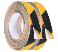 QUARKZMAN 2 Piezas Cinta Agarre De Goma, 1 Pulgada X 33 Pies Cinta Anti-deslizante Con Textura Adhesivo Impermeable Cintas De Agarre No Abrasivas Para Herramientas DIY, Escalones.