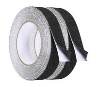 QUARKZMAN 2 Piezas Cinta Agarre De Goma, 1 Pulgada X 33 Pies Cinta Anti-deslizante Con Textura Adhesiva Impermeable Cintas De Agarre No Abrasivas Para Herramientas DIY, Escalones.