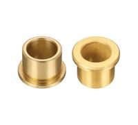 QUARKZMAN 2 Piezas Cojinetes De Manga Con Brida, Diámetro Interior 18mm x Diámetro Exterior 24mm x Longitud 20mm, Casquillos Autolubricantes De Bronce Sinterizado