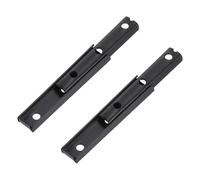 QUARKZMAN 2 Piezas Conectores Seccionales para Sofá, Conectores Muebles Piezas De Cama Soporte De Conexión Entrelazado para Evitar Que Los Muebles Y Sofás Se Deslicen (75mm, Negro)