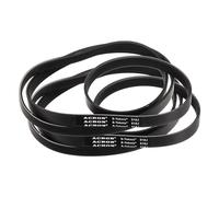QUARKZMAN 2 Piezas de Correa en V de 6 Nervios 510J6 PJ, Longitud de 51" x Ancho de 0.55" x Altura de 0.14", Correa en V de Goma EPDM, Correa en V de Múltiples Cuñas Micro