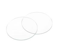 QUARKZMAN 2 Piezas de Lente de Cristal de Reloj, 40.5mm Lente de Cristal Plana Redonda para Relojes, Piezas de Repuesto para Reparación de Relojeros, Transparente