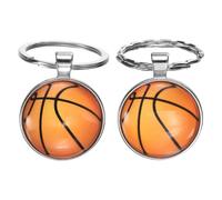 QUARKZMAN 2 Piezas De Llavero Abovedado Kit De Llaveros De Bola Deportiva