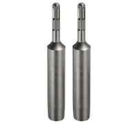 QUARKZMAN 2 piezas de SDS Max Ground Rod Driver 23/64" para varillas de tierra de 25/32" Adaptador de barrenas para martillo rotativo 7" de largo