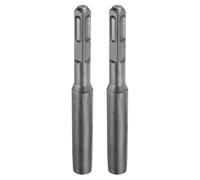 QUARKZMAN 2 piezas de SDS Max Ground Rod Driver 23/64" para varillas de tierra de 3/8" Adaptador de puntas para taladro martillo rotativo 5.31" de largo