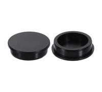 QUARKZMAN 2 Piezas De Tapón De Agujero De Silicona Tapones De Goma Negro