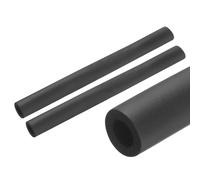 QUARKZMAN 2 piezas de Tubo de Aislamiento de Tubería de 10" 14mm ID 24mm OD Espuma para Soporte de Agarre de Mango, Negro