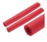 QUARKZMAN 2 piezas de Tubo de Aislamiento de Tubería de 10" 18mm ID 30mm OD Espuma para Soporte de Agarre de Mango, Rojo