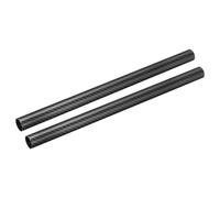 QUARKZMAN 2 Piezas de Tubos de Fibra de Carbono 23 x 25 x 400mm Superficie Mate Varilla de Carbono Enrollada en 3K para Aviones RC, Quadcopters, Multicopters