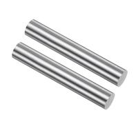 QUARKZMAN 2 Piezas de Varillas Redondas de Acero, 9 mm x 60 mm de Acero de Alta Velocidad (HSS) para Herramientas de Stock de Barra de Torno, para Ejes de Engranajes