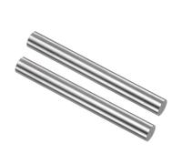 QUARKZMAN 2 Piezas de Varillas Redondas de Acero Metálico, 7 mm x 60 mm de Acero de Alta Velocidad (HSS) para Herramientas de Barra de Torno, para Ejes de Engranajes