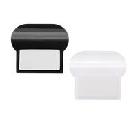 QUARKZMAN 2 Piezas Elevador de Tapa de Inodoro, Elevador de Asiento de Inodoro Autoadhesivo Herramientas de Elevación de Asiento de Inodoro Evitan Tocar la Tapa del Inodoro (Negro+Blanco)