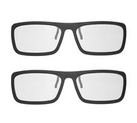 QUARKZMAN 2 Piezas Gafas 3D Polarizadas Cuadros para Gafas 3D Pasivas para RealD Películas Teatro Juegos TV Foto Proyector
