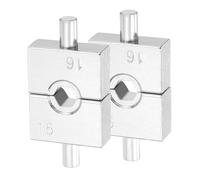 QUARKZMAN 2 Piezas Matriz Crimpado Hidráulico 11 AWG 16mm Matriz Hexagonal | 8 Toneladas, Reemplazo Para Herramienta Crimpado YQK-70, Terminales De Cable Eléctrico, Cable De Acero