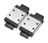 QUARKZMAN 2 Piezas MGW9C Cojinete Lineal Bloque Corredizo Con Guía Mini Para Carril Guía De Movimiento Lineal De 18mm, Impresora 3D, Máquina CNC