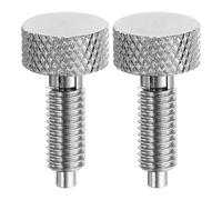 QUARKZMAN 2 Piezas Perno Resorte Con Mango Estriado M6x1 Diámetro Pasador 3mm Pasadores Liberación Rápida Retráctiles Acero Inoxidable Tipo Bloqueo Índice Para Equipos Industriales