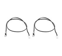 QUARKZMAN 2 Piezas Sonda de Sensor Térmico NTC 50K, Sonda de Sensor de Temperatura Sensible de Acero Inoxidable 15.7 Pulgadas Cable de Extensión de Termómetro Digital Sensor