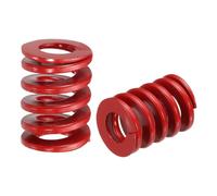 QUARKZMAN 2 Pzas Muelle Compresión 3/4"x1" SMH4004 Rojo Acero Aleación | Para Matriz, Estándar EE.UU., para Estampación Industrial de Metales, Prensa de Punzón y Matriz