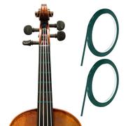 QUARKZMAN 2 Rollos De Cintas Para Diapasón De Violín De 216 Pies 3mm Verde Adhesivo PET Guía Para Dedos De Violonchelo Calcomanías Cinta Para Diapasón Para De De Notas En El Diapasón