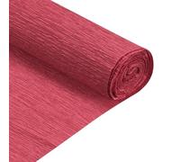 QUARKZMAN 2 Rollos Papel Crepé, Rojo Profundo, 50x210cm(A*L), Papel Pinocho Serpentina de Papel Decoraciones para Navidad Boda Ceremonia Fiestas Regalo Envoltura Decoración Manualidades DIY