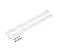 QUARKZMAN 2 Unidades de Cable Plano Flexible FFC EDP con Adaptador de Extensión de 40 Pines y Paso de 0.5mm de 250mm Tipo B para TV LCD, Audio para Automóvil