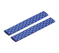 QUARKZMAN 2 Unidades de Fundas Antideslizantes para Baquetas de Tambor de 18 mm de Diámetro, Termorretráctiles, Azules, Accesorios de Percusión para Tambor