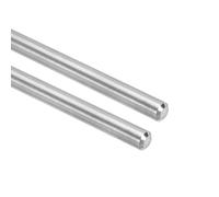 QUARKZMAN 2 Varillas De Movimiento Lineal, 6.35mm x 450mm Varilla Guía De Carril De Movimiento Lineal De Acero Inoxidable 304 Para Impresora 3D, CNC, Herramienta De Artesanía DIY