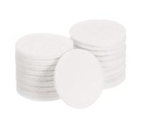 QUARKZMAN 20 Pcs Almohadilla De Fregado De Nylon De 3 Pulgadas 2000 Granos Discos De Fregado De Superficie De Acondicionamiento Con Hebilla Y Bucle Para Taladro, Blanco
