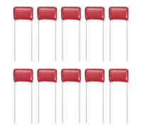 QUARKZMAN 20 Pcs Condensadores De Película De Polipropileno Metalizado, Kit De Condensadores CBB22 630V 103J 0.01UF Para Electrodomésticos Y Lámparas De Ahorro De Energía, Rojo