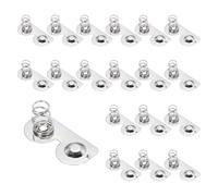 QUARKZMAN 20 Pcs Molla Di Contatto per Batteria AA In Lamiera Nichelata, 26.5 mm x 12 mm Molla Di Conversione Da Positivo A Negativo per Montaggio Su PCB E Portabatterie