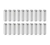 QUARKZMAN 20 Pcs Pasadores 5 mm x 16 mm, Pasadores Cilíndricos Acero Inox 316L, Pasadores Soporte, Varillas Fijación, Elementos Fijación, Pasadores Metálicos, Color Plateado