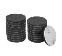 QUARKZMAN 20 Piezas de Almohadillas de Fregado 800 Grits 4 Pulgadas Cepillo de Taladro de Potencia Almohadillas de Fregado para Limpieza del Hogar en Cocina, Gris