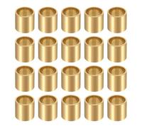 QUARKZMAN 20 Piezas De Cojinetes De Manga, Diámetro Interno 10mm X Diámetro Externo 12mm X Longitud 12mm, Casquillos Autolubricantes De Bronce Sinterizado