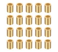 QUARKZMAN 20 Piezas De Cojinetes De Manga, Diámetro Interno 8mm X Diámetro Externo 12mm X Longitud 15mm, Casquillos De Bronce Sinterizado Autolubricantes