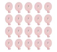 QUARKZMAN 20 Piezas De Ganchos Para Tablero Perforado, Ganchos Redondos Resistentes Para Estantes De 1.7", Accesorios Organizadores Para Tablero Perforado De Pared Para Oficina