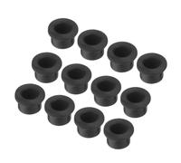 QUARKZMAN 20 Piezas de Ojales de Goma Cónicos en Forma de T Dia 9.5mm ID 6.5mm H 8mm Negro Sello Protección Pasacables Flexibles para Tubo de Cable