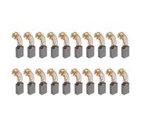 QUARKZMAN 20 Piezas Escobillas De Carbón 16mm x 10mm x 6mm Escobilla Para Amoladora 103# Pieza De Repuesto Para Motor Eléctrico Herramienta Rotativa Máquina De Cortar Pulidora Escobillas