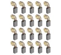 QUARKZMAN 20 Piezas Escobillas De Carbón 18mm x 11mm x 7mm Escobillas Para Amoladora 43# Pieza De Repuesto Para Motor Eléctrico Herramienta Rotativa Máquina De Cortar Pulidora Escobillas