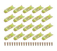 QUARKZMAN 20 Piezas Niveladores De Hoja De Mesa, Diámetro De Agujero De 3/16" Hardware De Nivelación De Hoja De Mesa De Metal, Conector De Refuerzo para Gabinetes, Mesas De Comedor