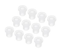 QUARKZMAN 20 Piezas Ojales de Goma Cónicos en Forma de T Diámetro de Montaje 7,0mm ID 4mm H 10mm Arandelas de Cable de Protección de Sello Transparente Flexibles para Tubería de Cable
