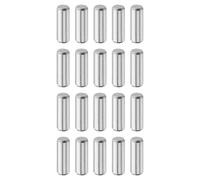 QUARKZMAN 20 Piezas Pasadores Cilíndricos Acero Inoxidable 316L 5 Mm x 15 Mm, Pasadores Estante Soporte Estante Pasador Varilla Elementos Fijación Pasadores Metálicos Estante Tono Plateado