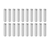 QUARKZMAN 20 Piezas Pasadores Cilíndricos Acero Inoxidable 316L 5 Mm x 22 Mm, Pasadores Estante Soporte Estante Pasador Varilla Elementos Fijación Pasadores Metálicos Tonos Plateados