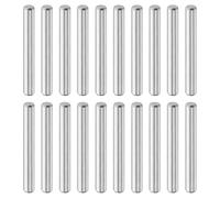 QUARKZMAN 20 Piezas Pasadores Cilíndricos Acero Inoxidable 316L, 5 Mm x 40 Mm, Pasadores Estante Para Soporte Estante Pasador Varilla Elementos Fijación Pasadores Metálicos Tonos Plateados