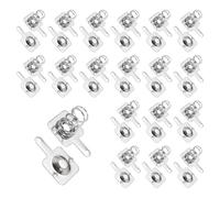 QUARKZMAN 20 Set Molla Di Contatto per Batteria AAA Piacca Nichelata, 10 mm x 9 mm Molla Di Conversione Da Positivo A Negativo Sostituzione per Montaggio Su PCB E Portabatterie