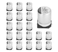 QUARKZMAN 20 Unidades Condensadores Electrolíticos De Aluminio 330uF 16V