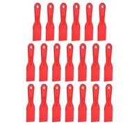 QUARKZMAN 20 Unidades Espátula De enmasillar Flexible De Plástico Rojo