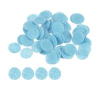 QUARKZMAN 200 Piezas Círculos de Fieltro Redondos 10mm 3/8" Almohadillas de Fieltro Pre Cortadas de Tela No Tejida para Manualidades de Costura Diy Proyectos de Corte Azul